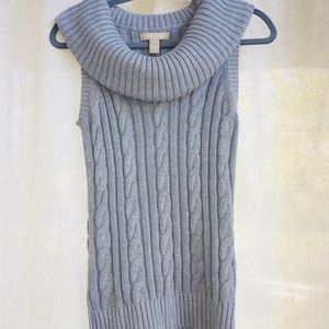 silver short sleeve sweater